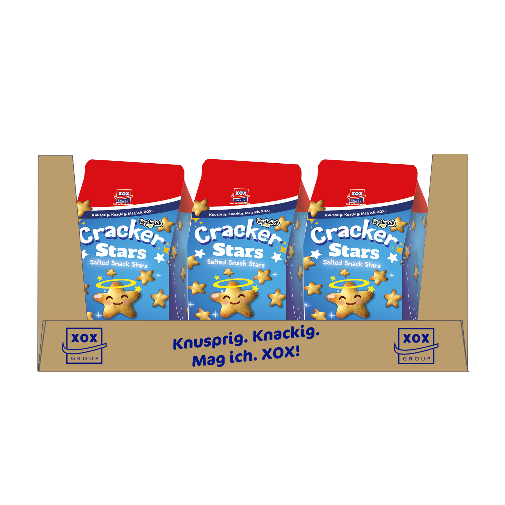 XOX Star Crackers 80g