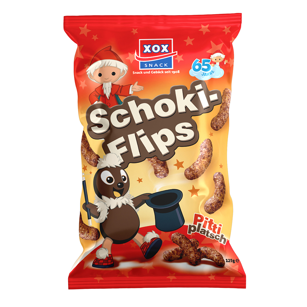 XOX Sandmännchen Schokiflips 125g