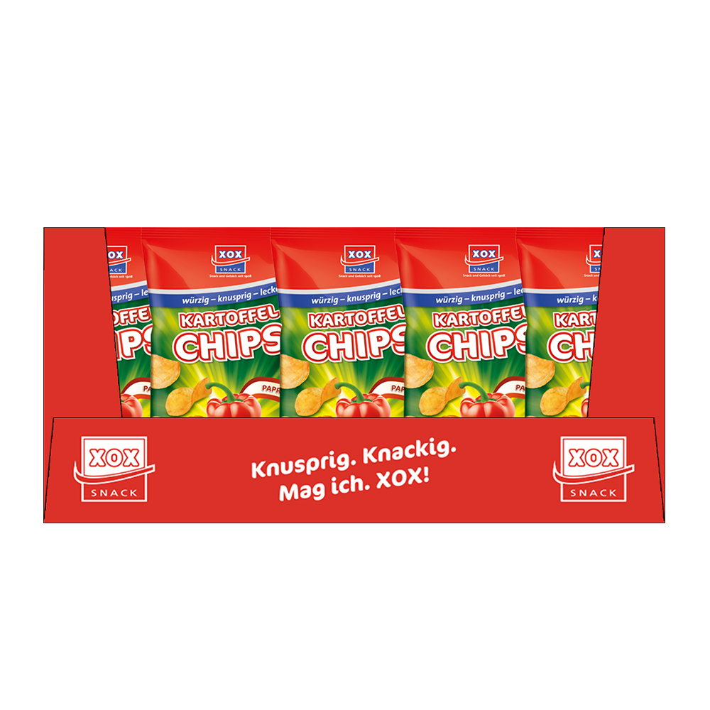 XOX Kartoffelchips Paprika 200g