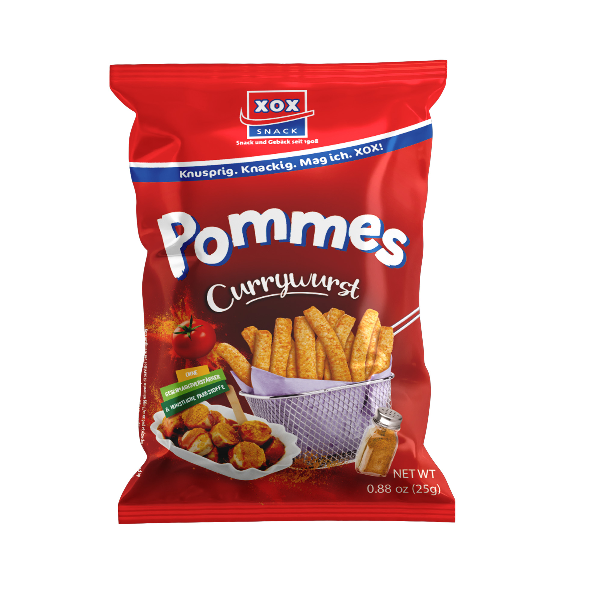 XOX Pommes Currywurst 25g