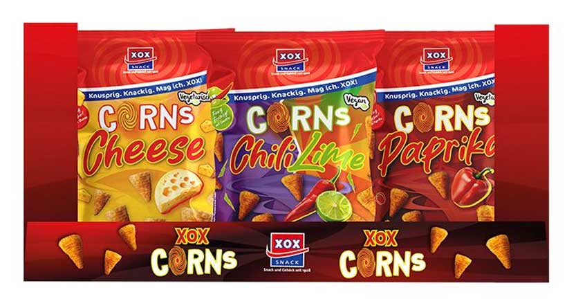 XOX  Corns 3-fach 85g  Palette