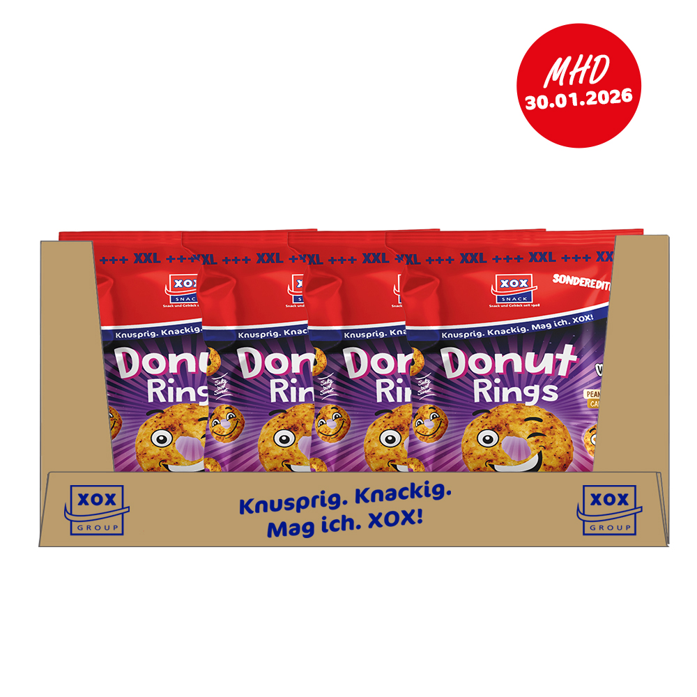XOX XXL Donut Rings 200g - MHD Karton 30.01.2026