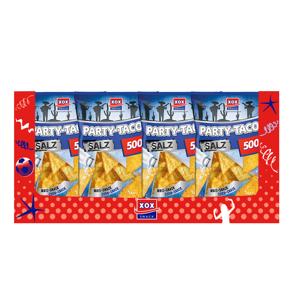 XOX Party Tacos Salz 500g