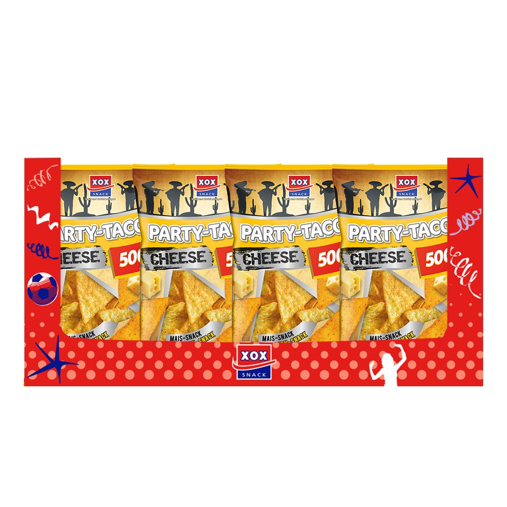 XOX Party Tacos Cheese 500g