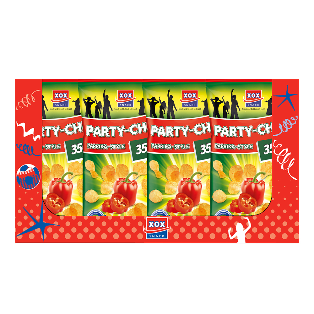 XOX Party-Chips Paprika-Style 350g