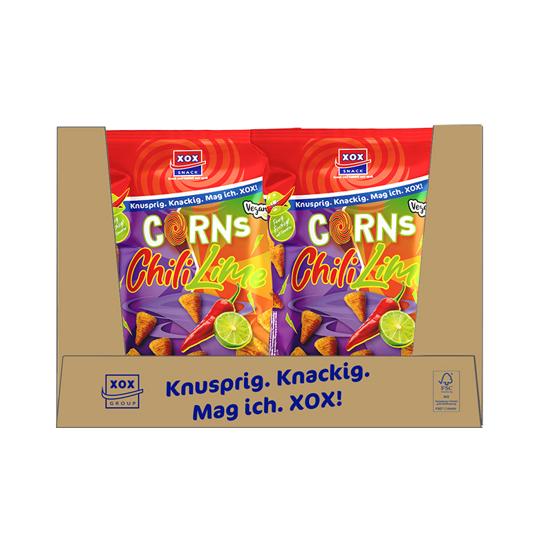 XOX Corns Chili Lime 85g