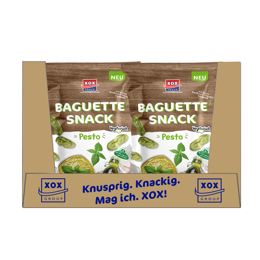 XOX Baguette Snack Pesto 150g