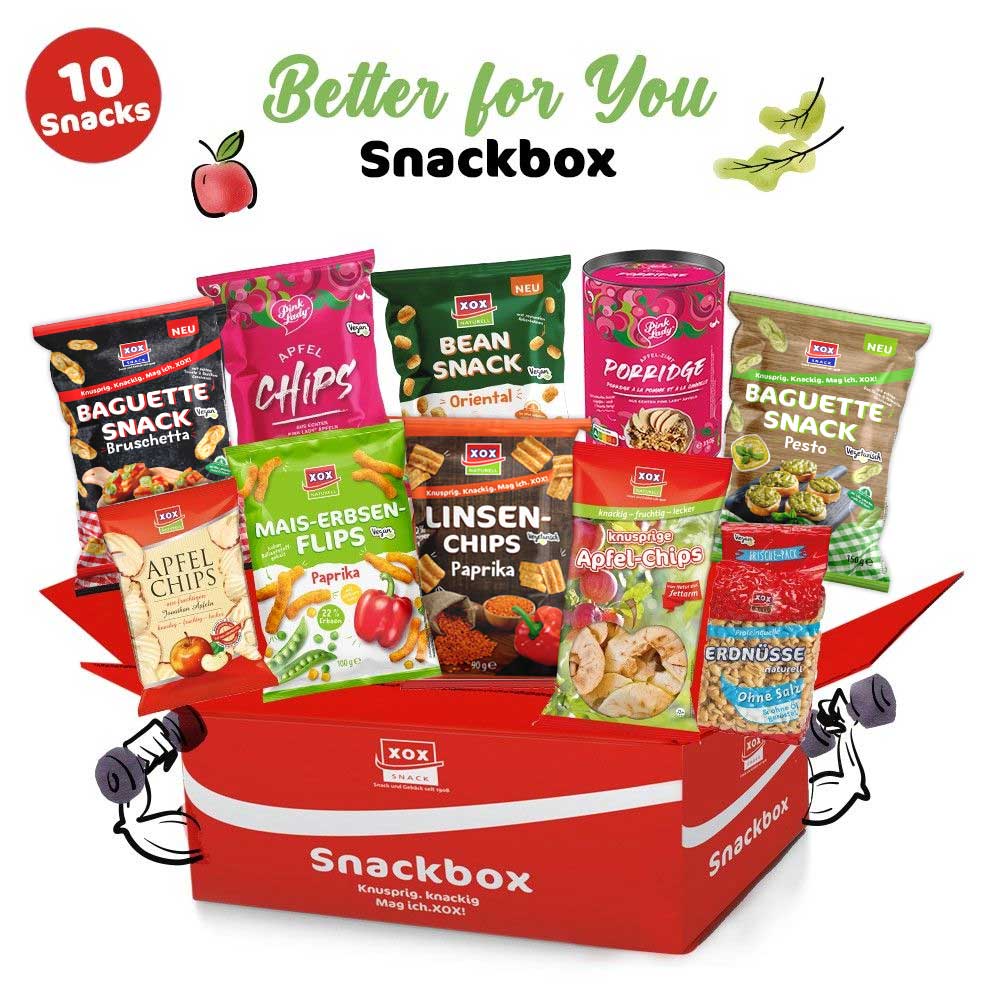 XOX Better for you Snackbox - 10 Tüten