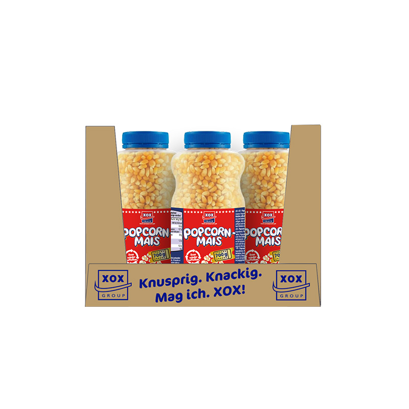 XOX Popcorn Mais Dose 700g  Karton