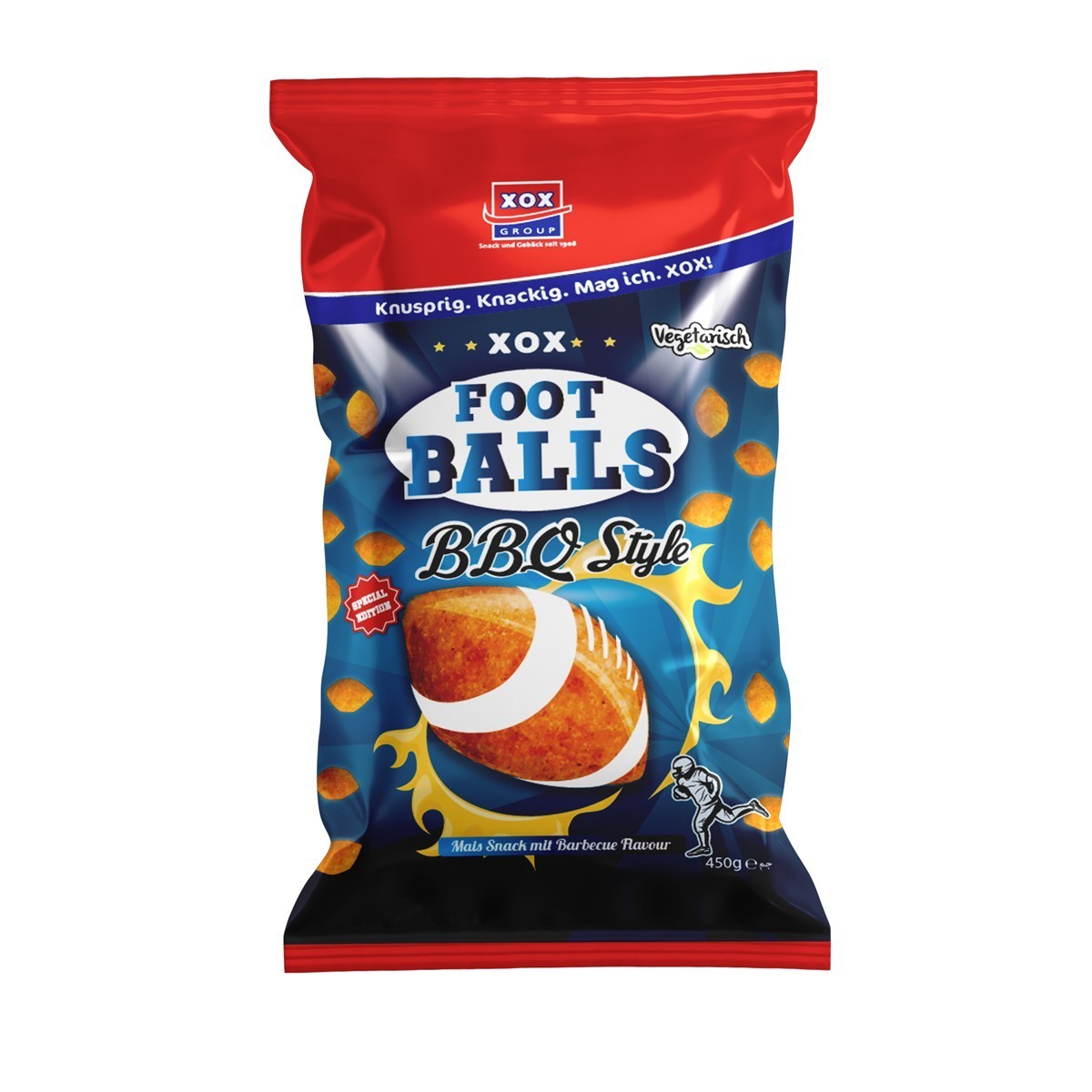 XOX Foot Balls BBQ Style 450g