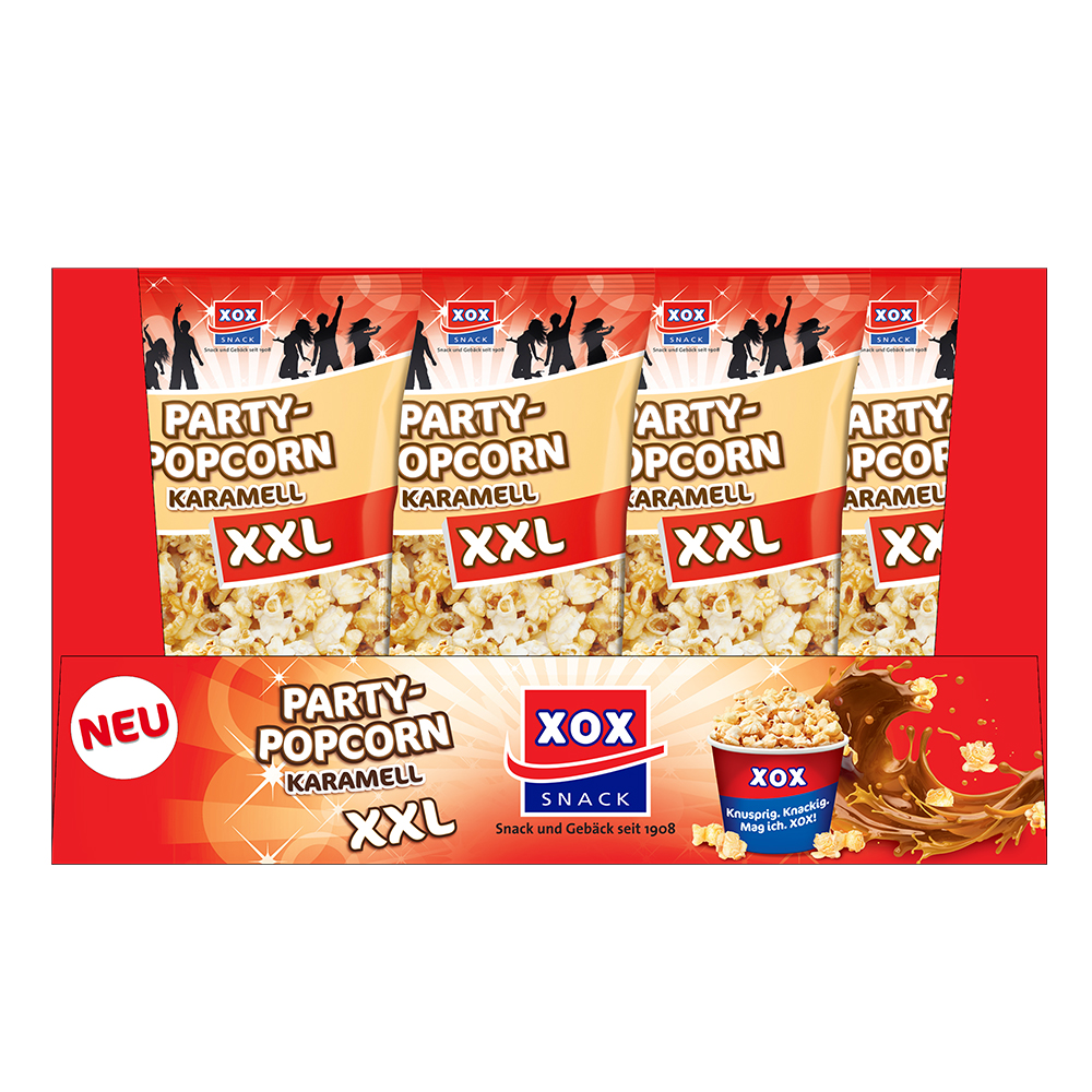XOX Party Popcorn Karamell XXL 500g