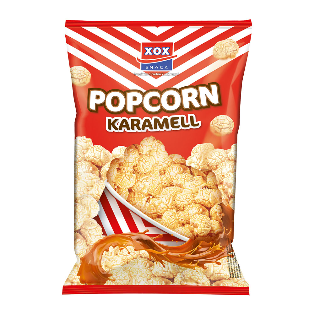 XOX Popcorn Karamell süß 200g TEST