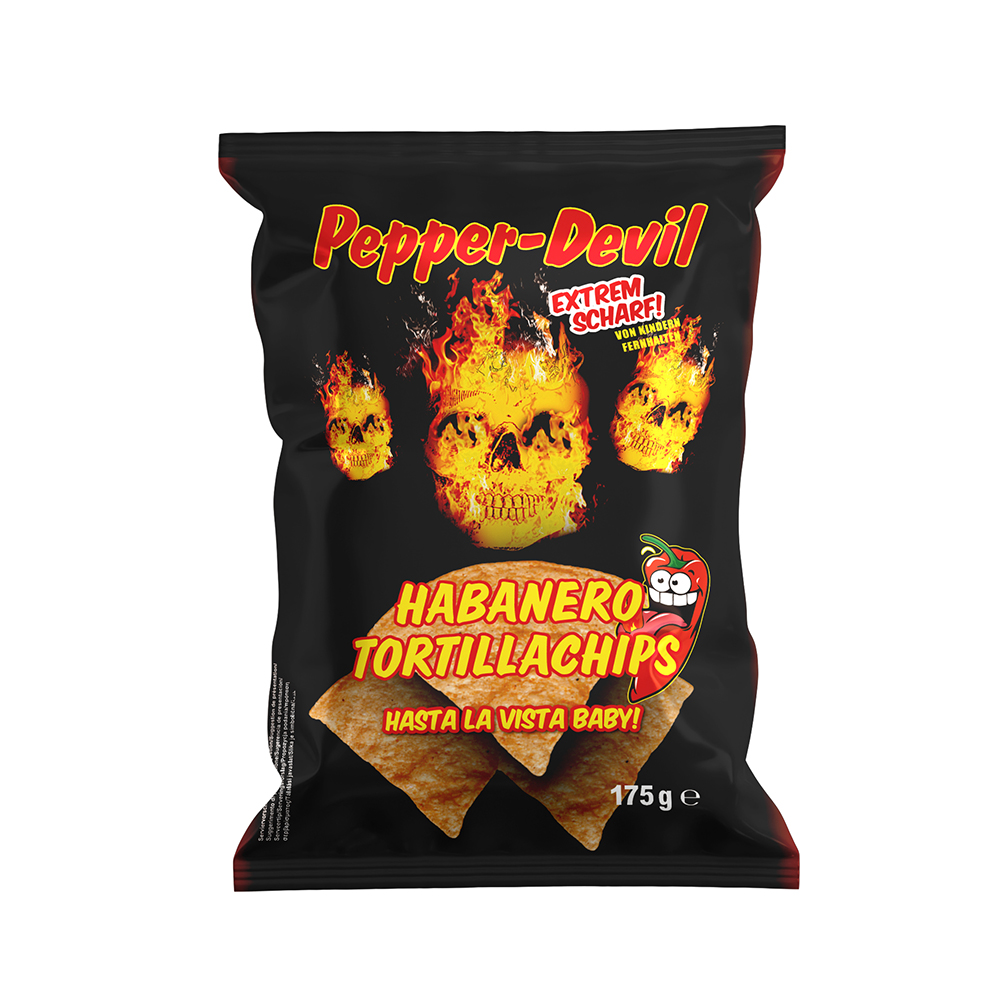 Pepper Devil Habañero Tortillachips 175g