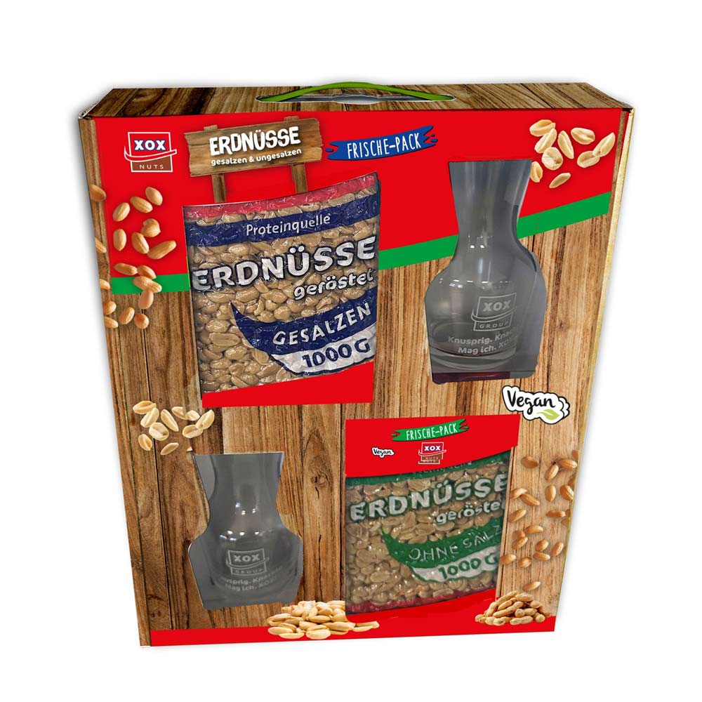 XOX Erdnuss-Geschenkset Karton