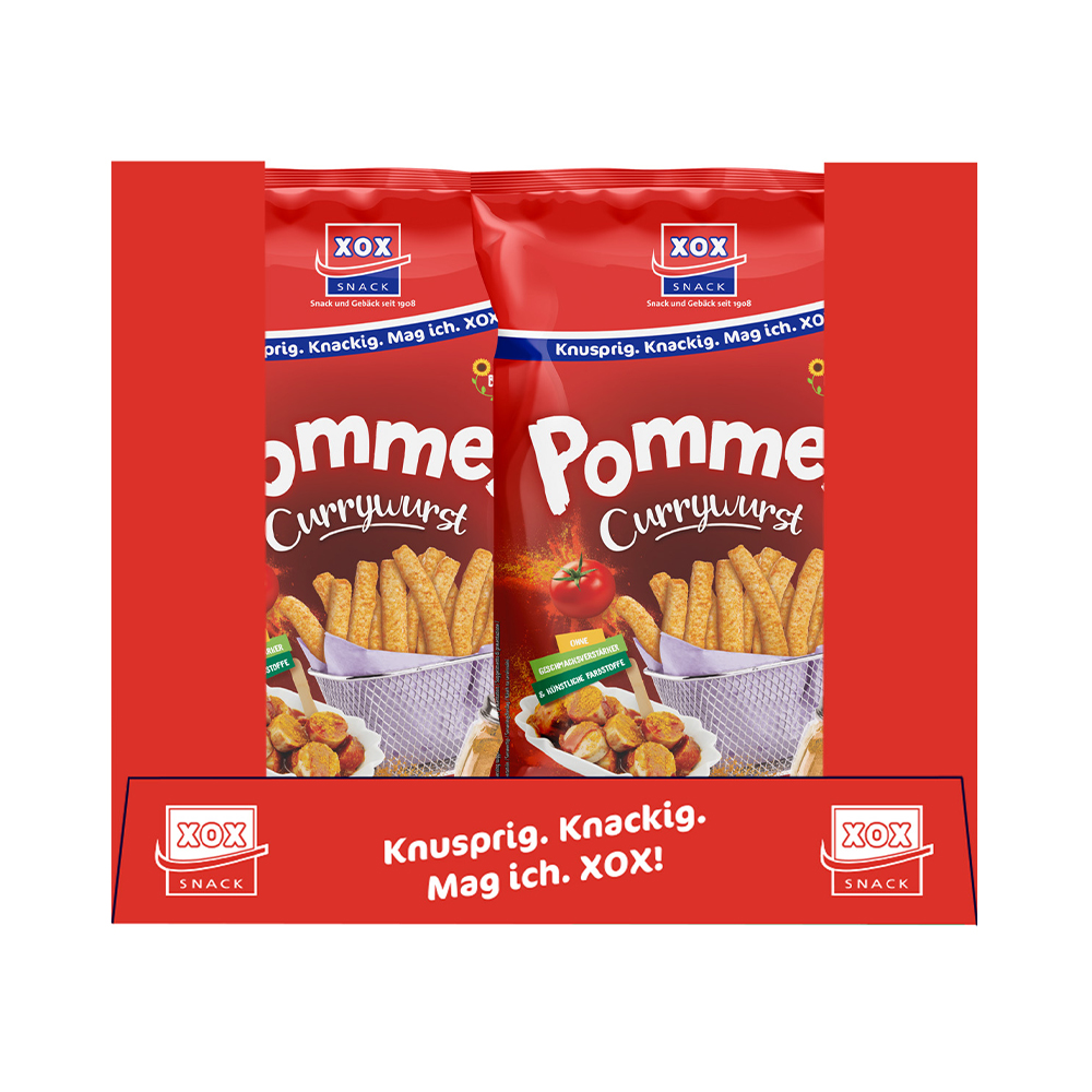 XOX Pommes Currywurst 125g