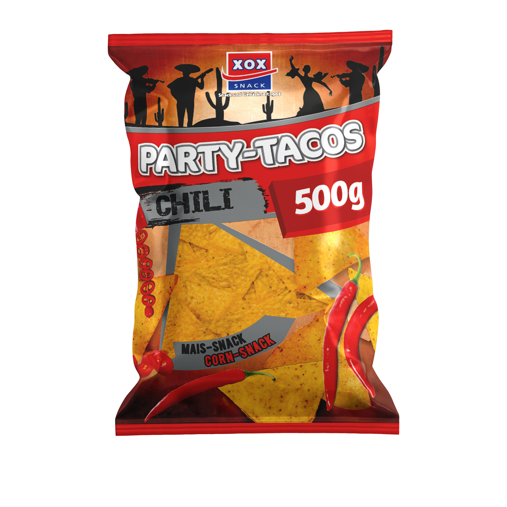 XOX Party Tacos Chili 500g