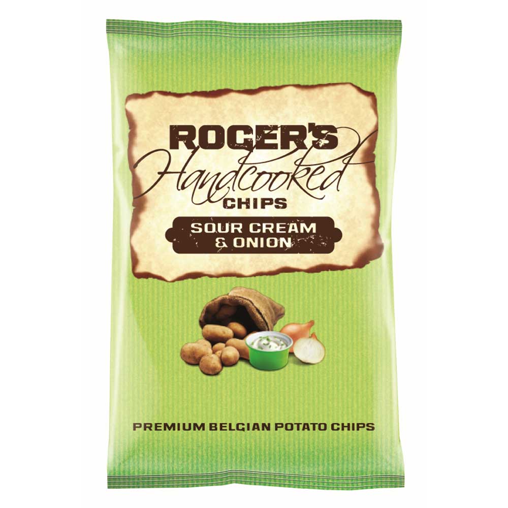 Roger´s Handcooked Chips Sour Cream & Onion 150g