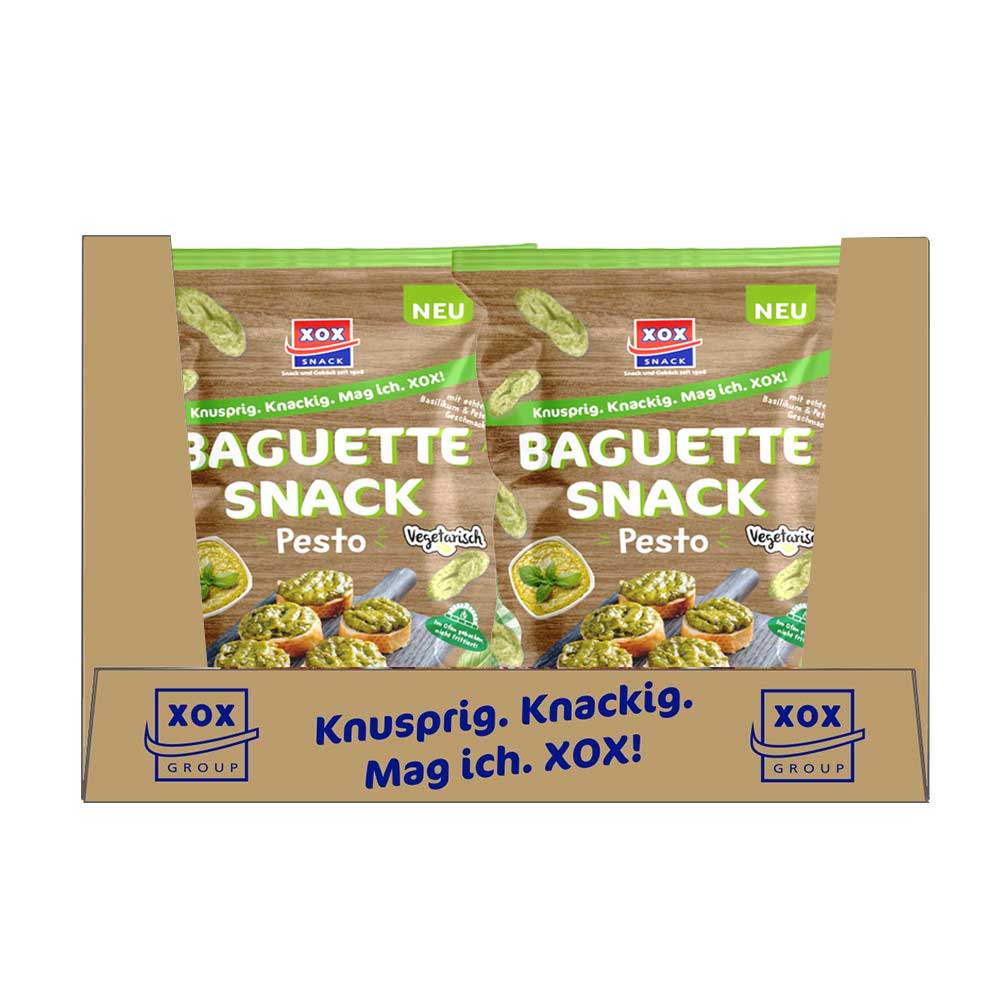XOX Baguette Snack Pesto 150g