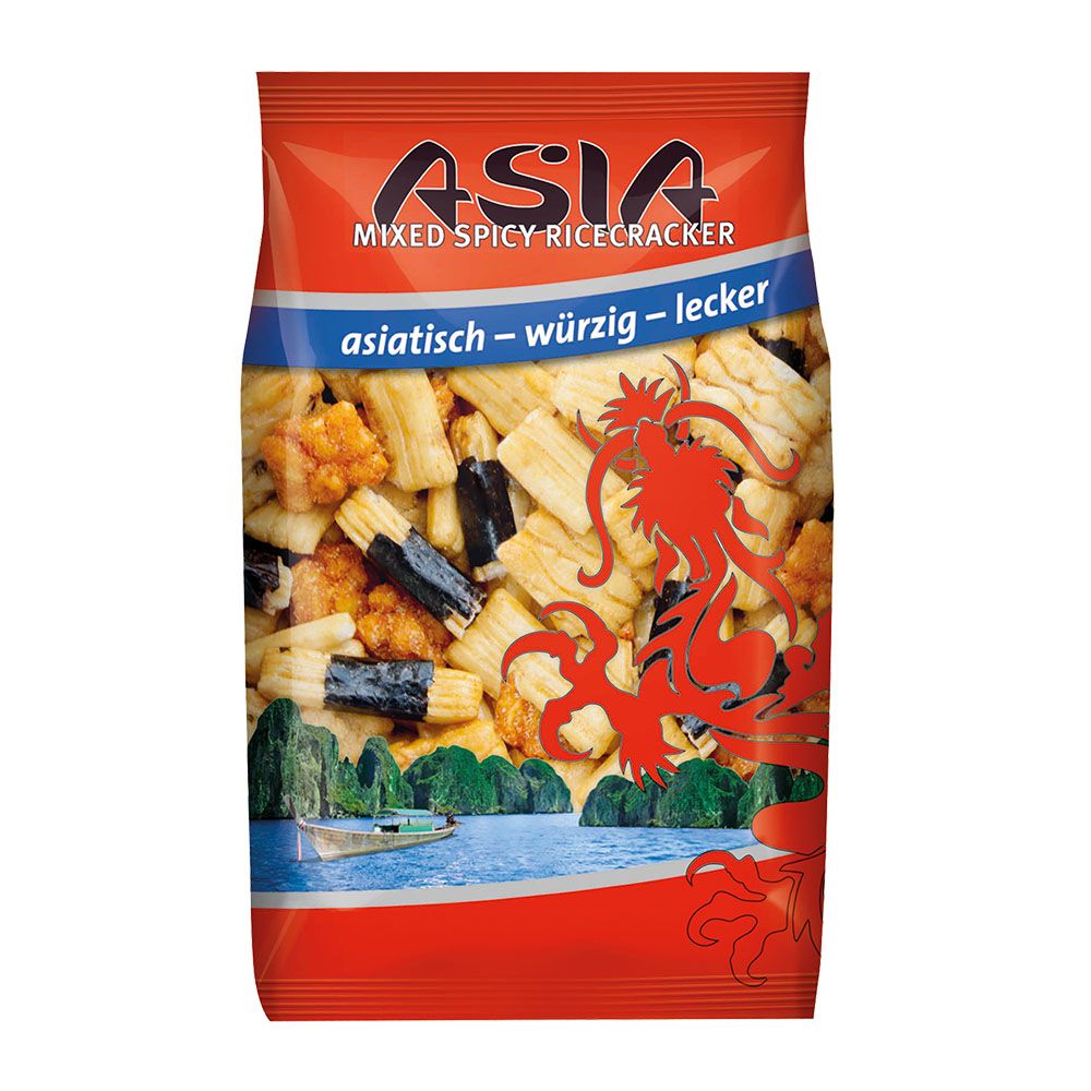 XOX Asia Snack Bag – 14 Snacks in bestickter Tasche