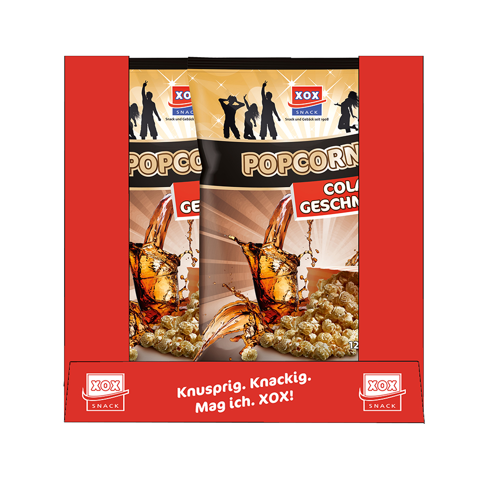 XOX Popcorn Cola-Geschmack 125g