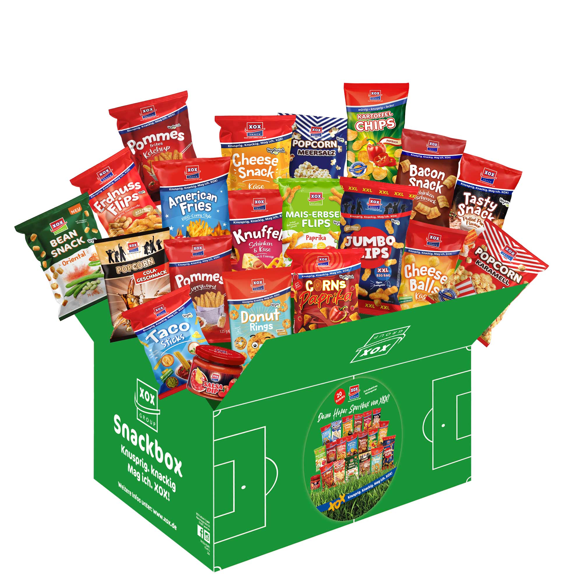 XOX  Fußball Snackbox