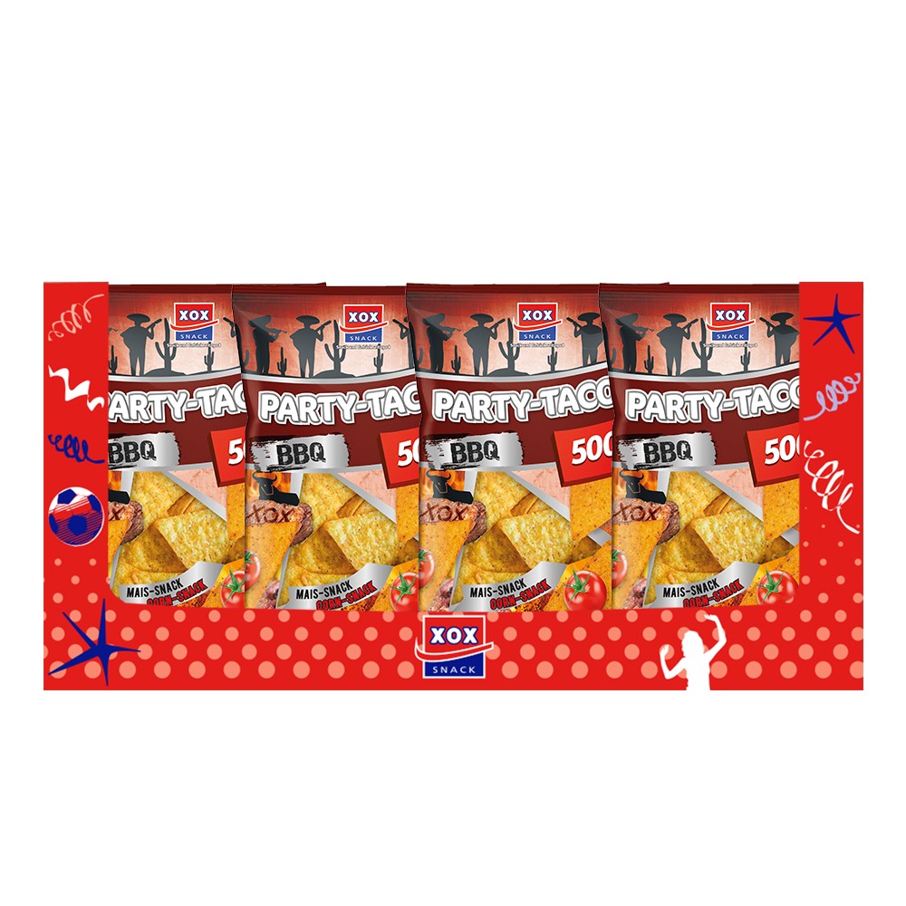 XOX Party Tacos BBQ 500g