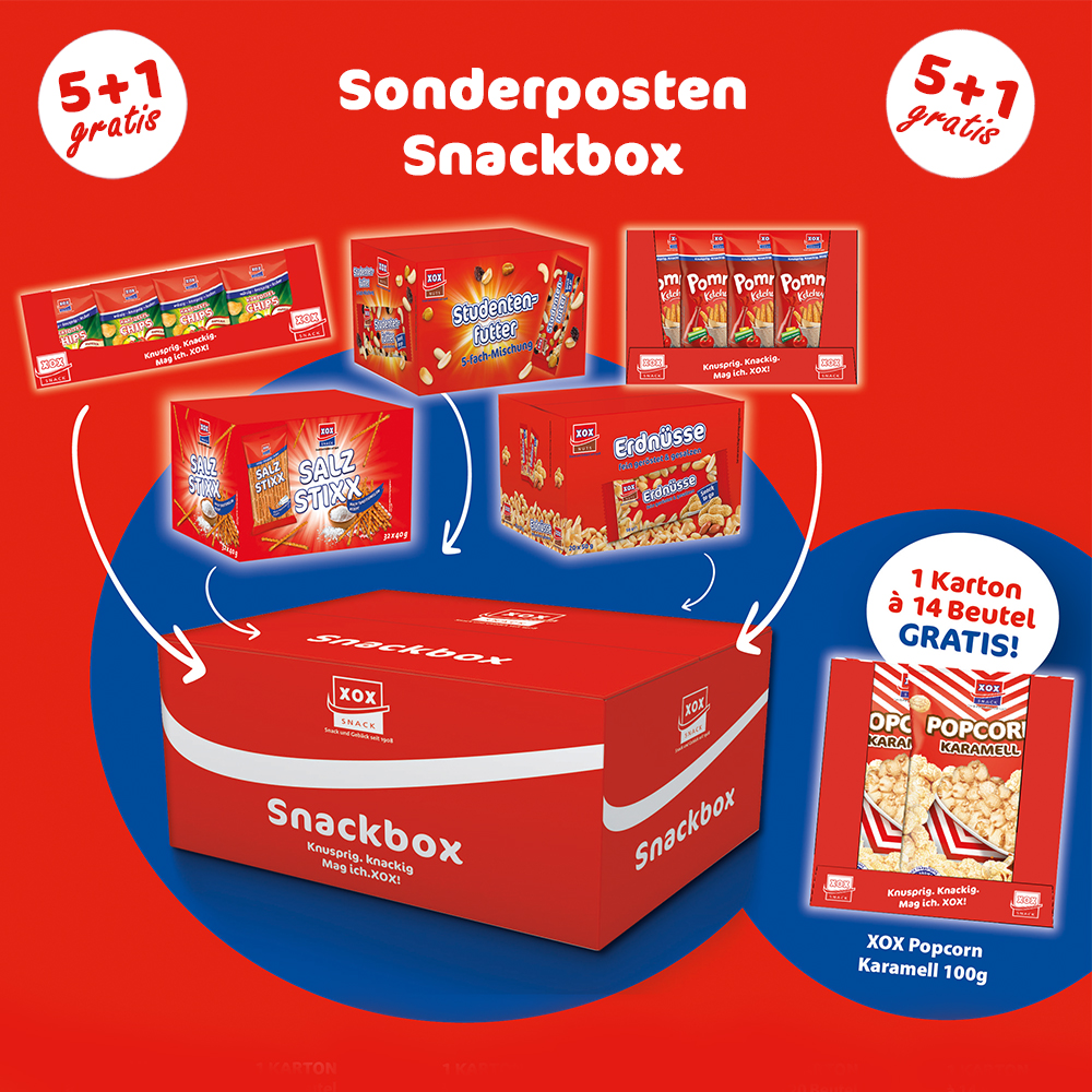 Sonderposten Snackbox +1 GRATIS Sonderposten Snackbox +1 GRATIS