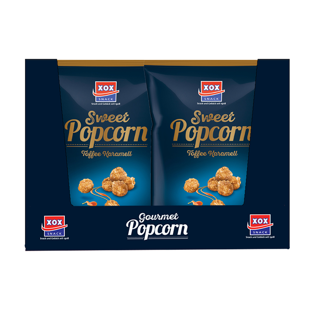XOX Gourmet Popcorn Toffee Karamell 125g