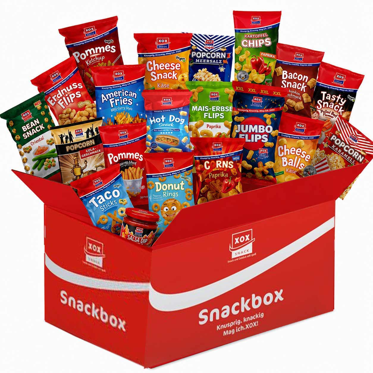 XOX  XXL Fußball Snackbox (20 Tüten)