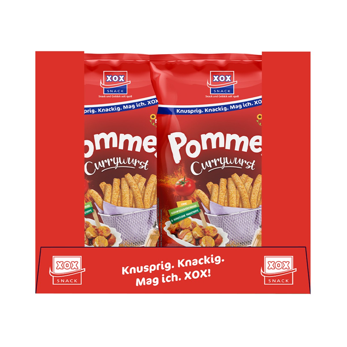 XOX Pommes Currywurst 125g