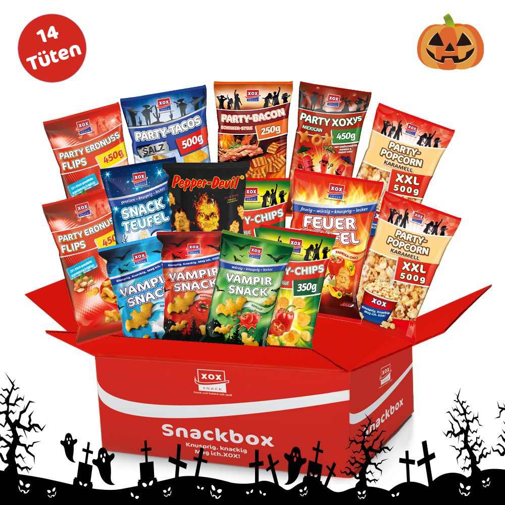 XOX Halloween Snackbox