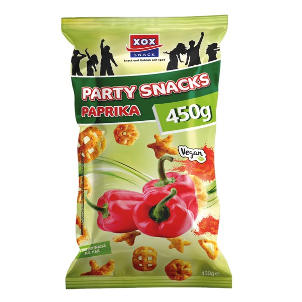 XOX Party Snacks Paprika 450g