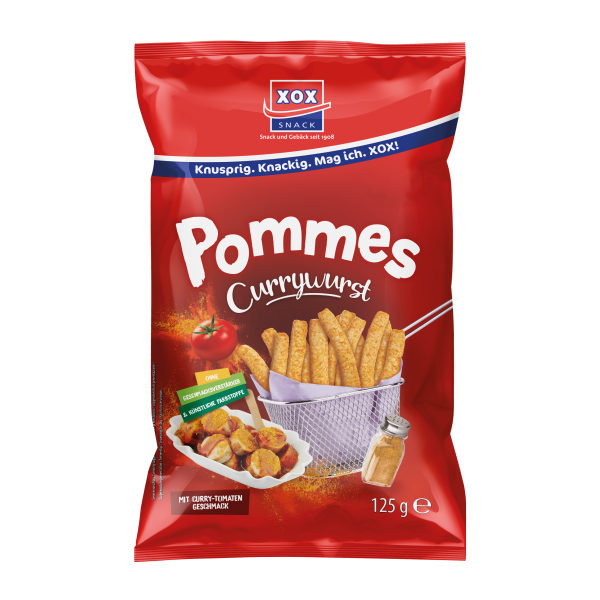 XOX Pommes Currywurst 125g