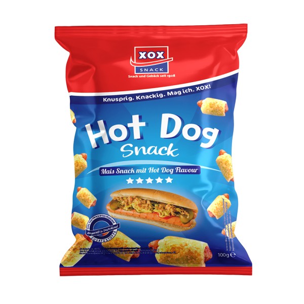 XOX Hot Dog Snack 110g