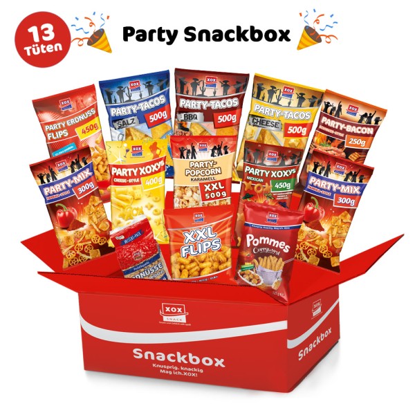 XOX Party Snackbox