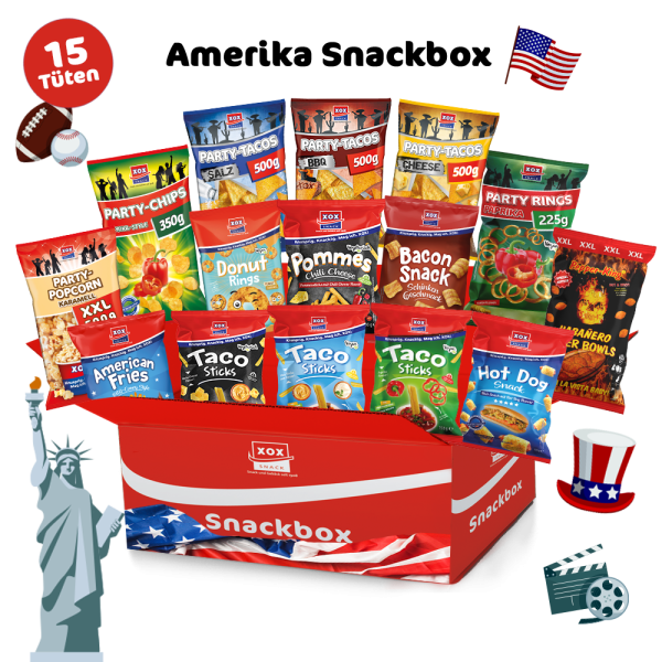 XOX Amerika Snackbox