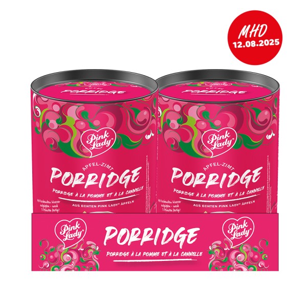 Pink Lady Apfel Zimt Porridge - MHD Karton 12.08.2025