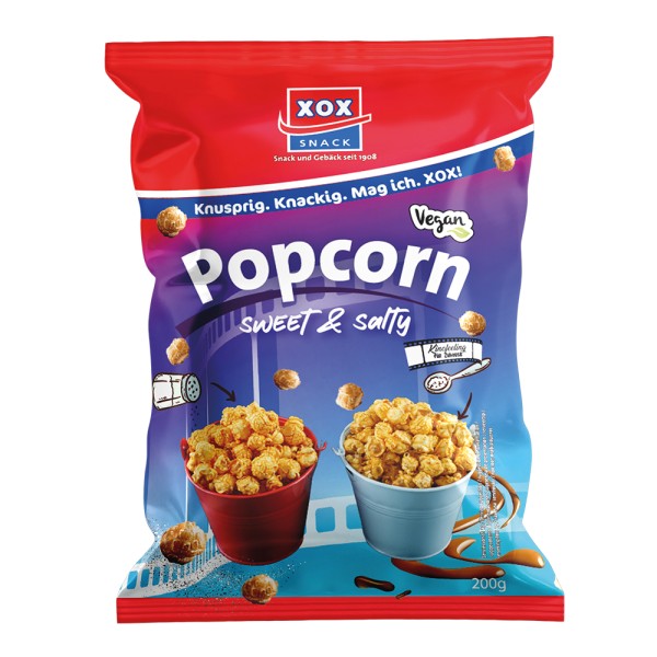XOX Popcorn süß-salzig 200g