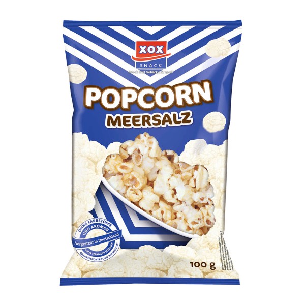 XOX Popcorn Meersalz 100g