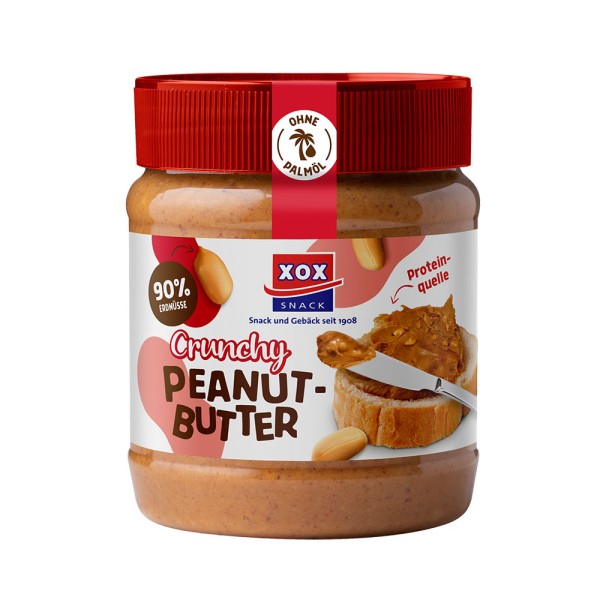 XOX Peanutbutter Crunchy 350g