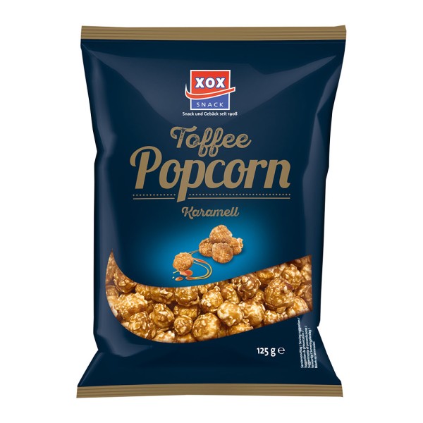 XOX Gourmet Popcorn Toffee Karamell 125g