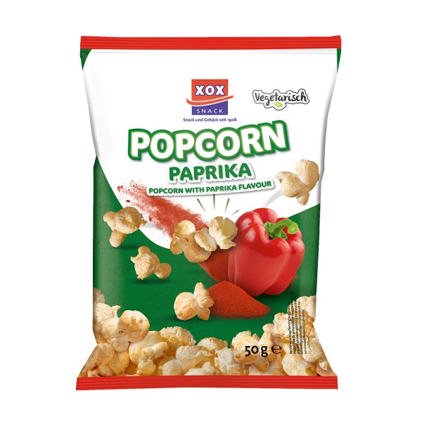 XOX Paprika Popcorn 50g