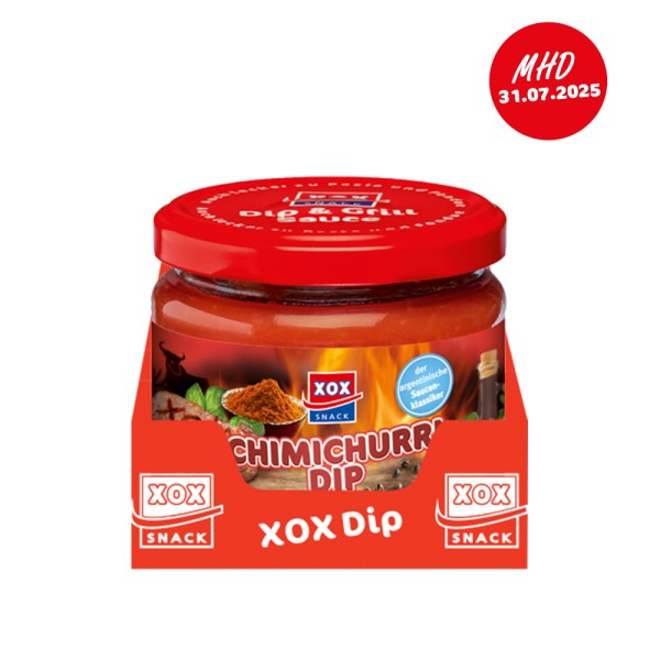 XOX Dip Chimichurri 270ml - MHD Karton 31.07.2025