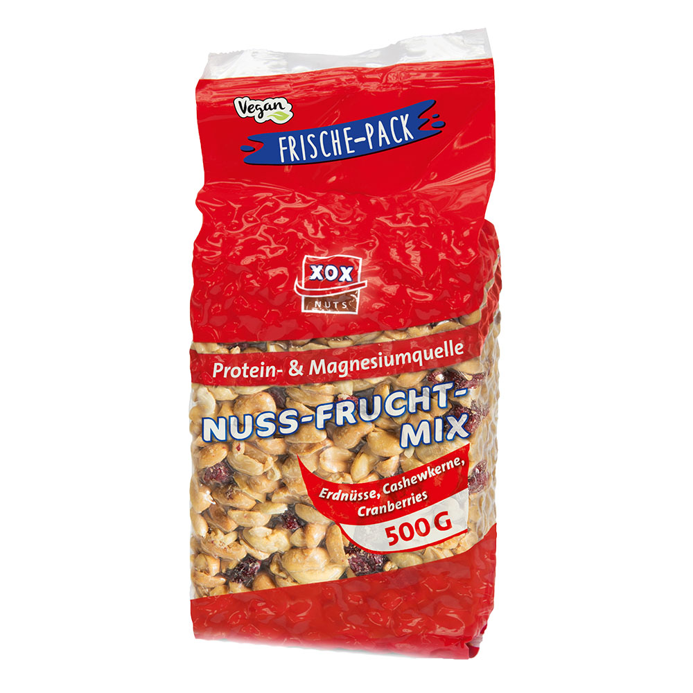XOX Nuss-Frucht-Mix 500g | Nüsse | XOX Group | Snack und Gebäck seit 1908