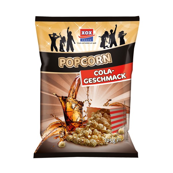 XOX Popcorn Cola-Geschmack 125g